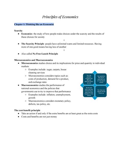 Eco 2305 Principles Of Economics Principles Of Economics Chapter 1