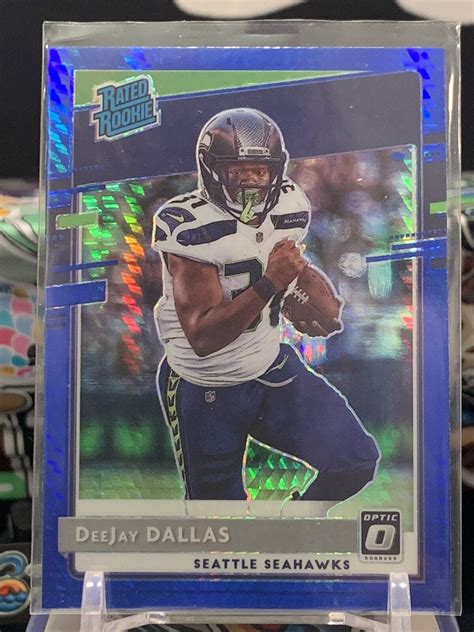 2020 Donruss Optic Blue Hyper DeeJay Dallas Rookie Seattle Seahawks