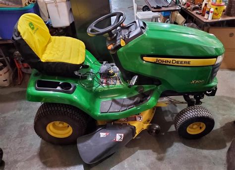 John Deere X300 Riding Mower 38 Deck 3115 Hrs Live And Online