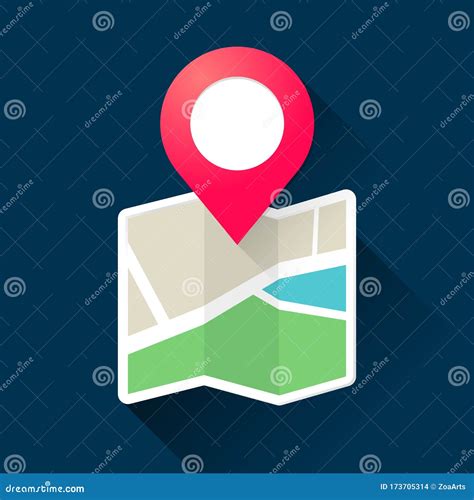 Gps Navigation Map Icon