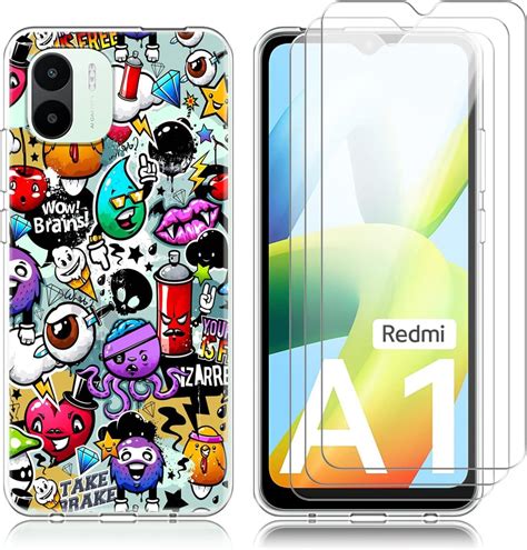 Coque Pour Xiaomi Redmi A Redmi A Avec Pi Ces Film Protection