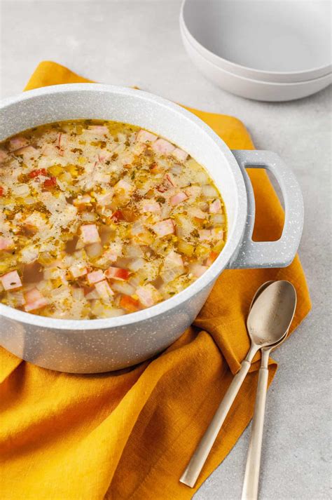 Easy Ham And Bean Soup Recipe All Things Mamma