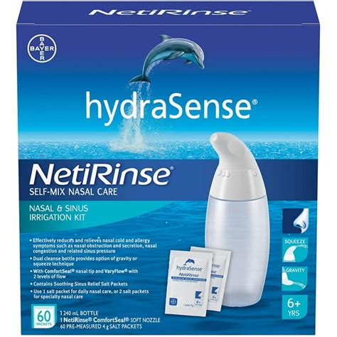 Hydrasense Netirinse 2 In 1 Nasal And Sinus Irrigation Kit Helps