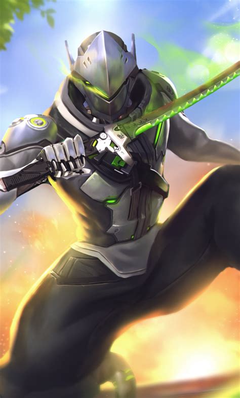 1280x2120 Overwatch Genji Iphone 6 Plus Wallpaper Hd Games 4k