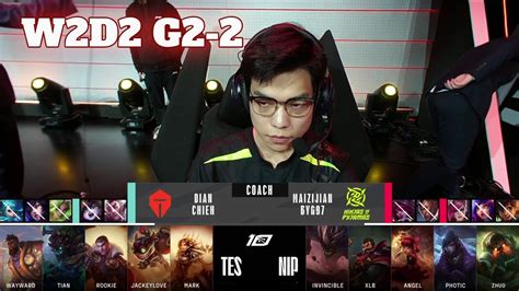 NIP Vs TES Game 2 Week 2 Day 2 LPL Summer 2023 Ninjas In Pyjamas