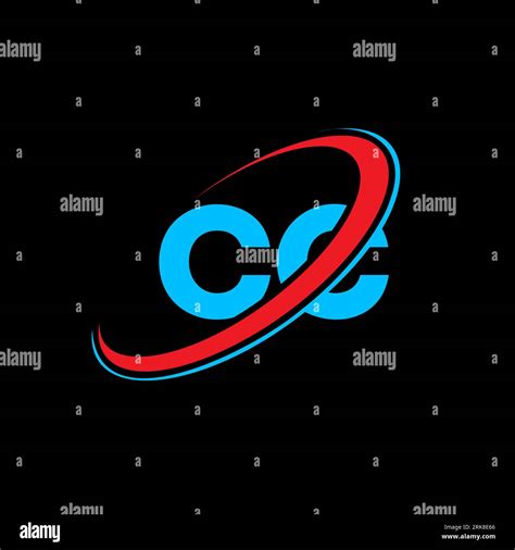 Cc C C Letter Logo Design Initial Letter Cc Linked Circle Uppercase