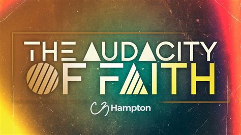 The Audacity Of Faith Dr Lesley F Mcclendon Senior Pastor