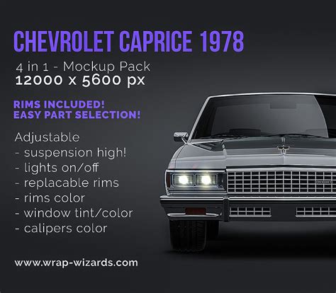 Chevrolet Caprice 1978 Car Mockup