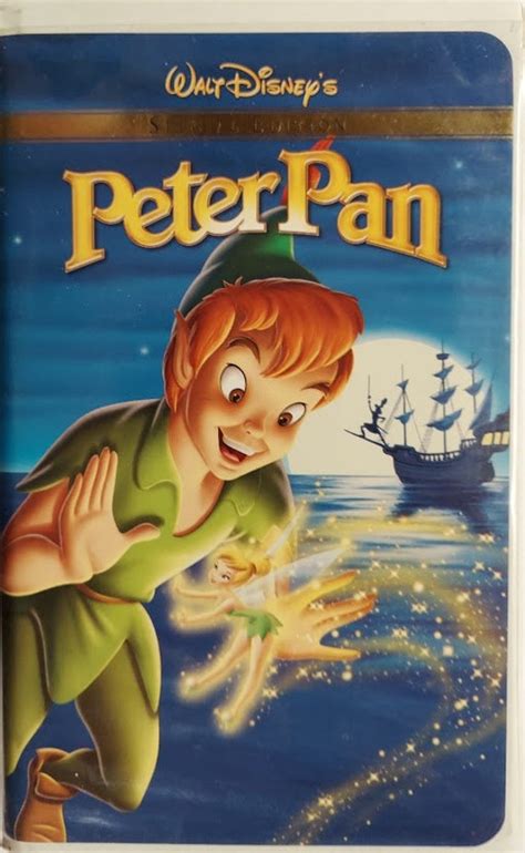 Vhs 1953 Vintage Classic Movie By Walt Disney Titled Peter Pan Etsy