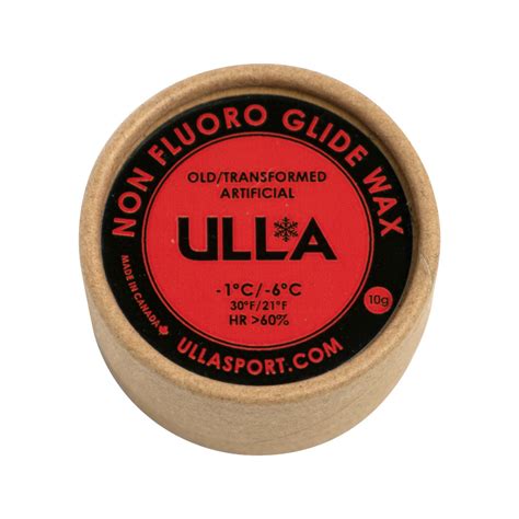 Ulla Glide Wax Red Black Ulla Sport