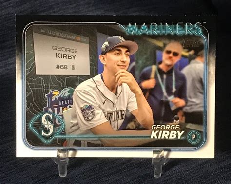 George Kirby 2024 Topps 75 Golden Mirror Image Variation SSP RAW