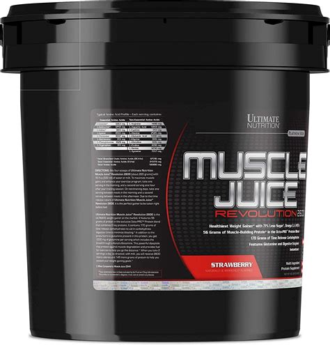 Ultimate Nutrition Muscle Juice Revolution 2600 Lean Muscle Mass Gainer Protein Powder With