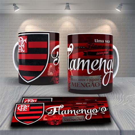 Caneca Flamengo Personalizada Seu Nome 2 Adesivos Shopee Brasil