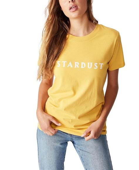 Cotton On Womens Classic Slogan Stardust T Shirt And Reviews Tops