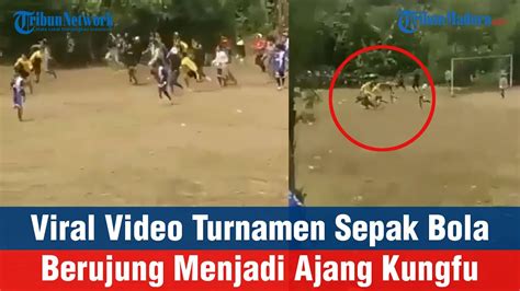 Video Viral Sepak Bola Berubah Jadi Ajang Perkelahian Pemain Sampai