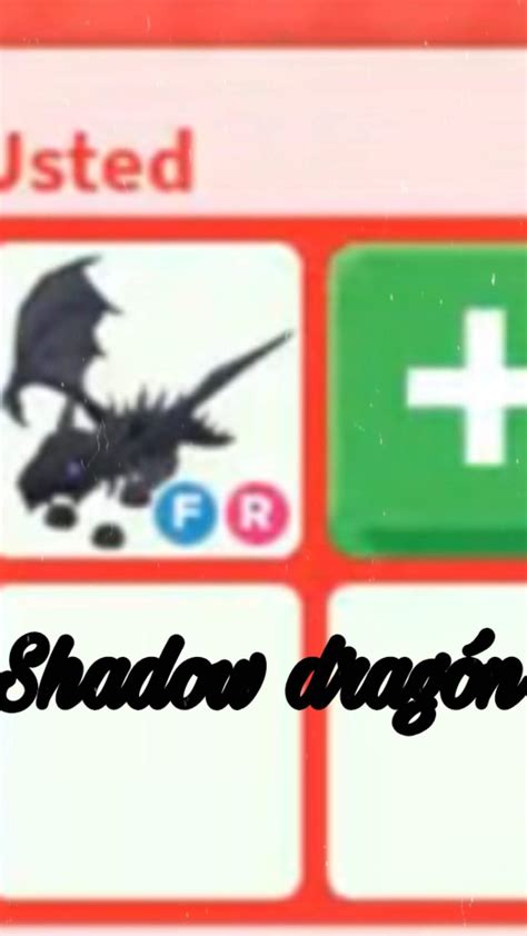 Todo Sobre El Shadow Dragón Adopt Me Roblox Españoll Amino