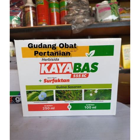 Jual HERBISIDA KAYABAS 555SC SURFAKTAN Shopee Indonesia