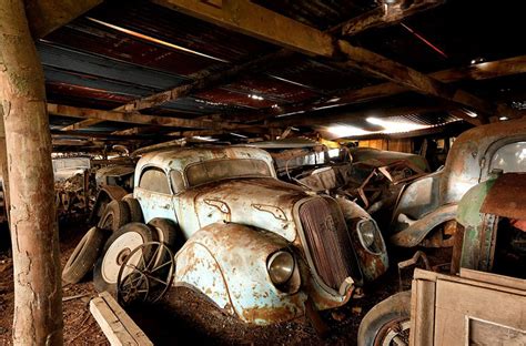 60 Vintage Cars Found After 50 Years Of Neglect On French Farm Are Worth At Least £12 Million