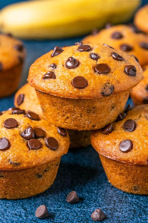 Arriba Imagen Receta De Muffins De Platano Con Chispas De Chocolate