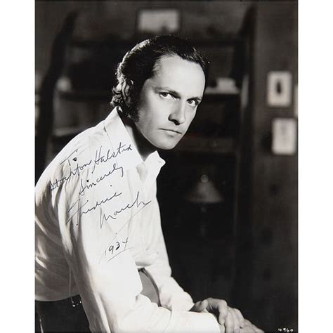 Fredric March Signed Photograph For Sale At Auction On 13th March