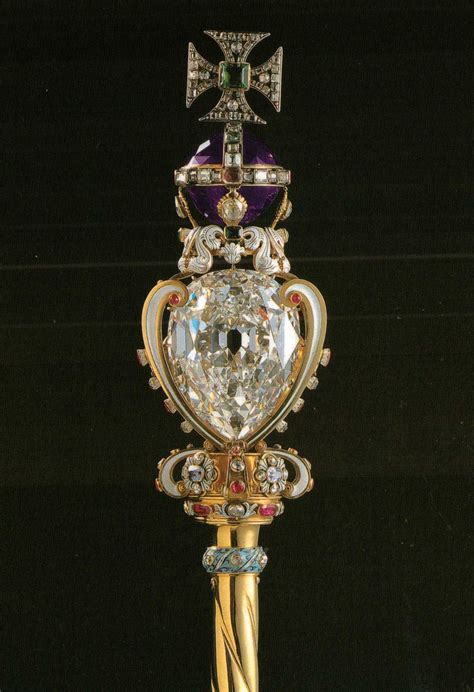 The Sovereign's Scepter. 1661. The Cullinan 1 Diamond, Crown Jewels ...