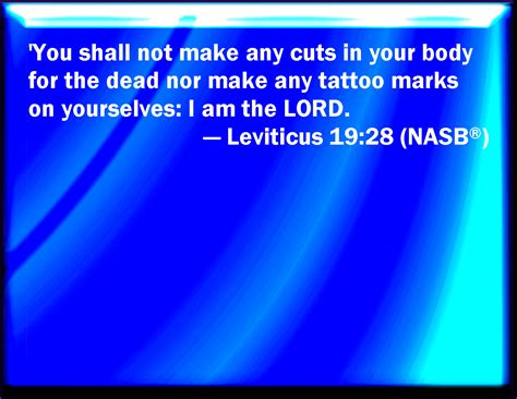 Leviticus 19 28