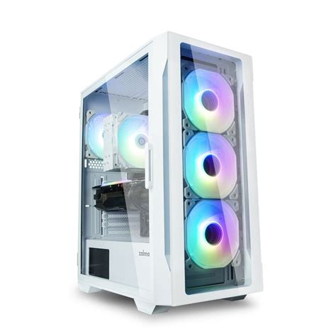 Zalman Case I Neo Tg White Argb Atx Mid Tower The Tower Computer