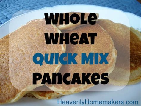 Whole Wheat Quick Mix Pancakes {Sneak peek into our new Oh, For Real ...