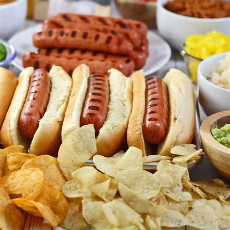 Build Your Own Hot Dog Bar Perfect For Parties Of Any Size