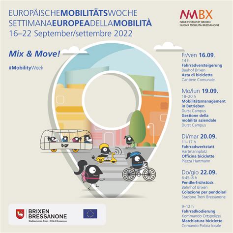 Settimana Europea della Mobilità 2022 Sito ufficiale del Comune di