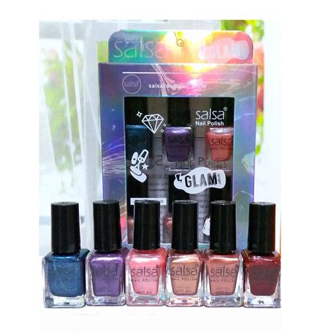 Jual SALSA Kutek Cat Kuku Viral Nail Polish Nude 01 Nude 02 Glamour