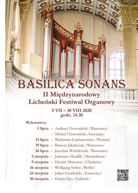 Basilica Sonans Zaproszenie Na Ii Mi Dzynarodowy Liche Ski Festiwal