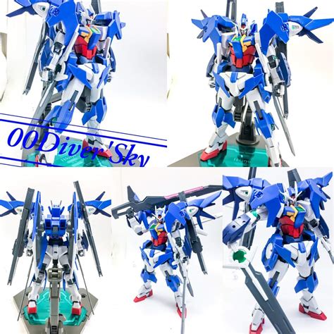 Hg Scale Gundam Diver Gundam Sky Kitbash Custom Gundam