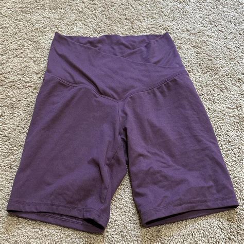 Wild Fable Purple Bike Shorts High Rise Cross Depop