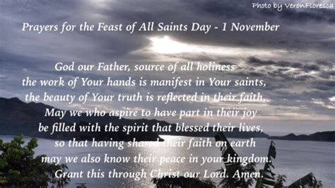 Positive Thoughts Prayers For The Feast Of All Saints Day 1 November