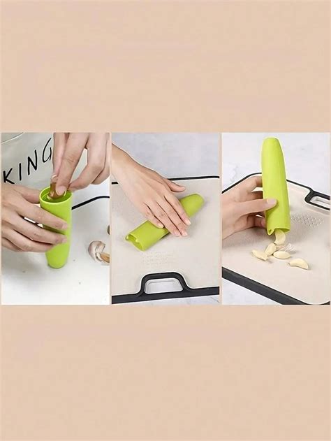 1pc Rolling Silicone Garlic Peeler Manual Garlic Skin Remover