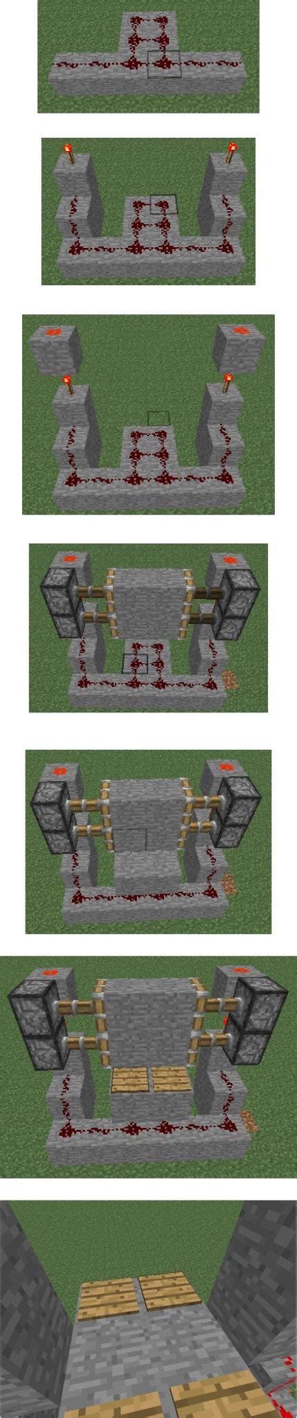 Double piston doors. : r/Minecraft