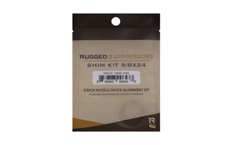 Rugged Suppressors Rugged Shim Kit For Aligning Muzzle Devices Sa002 Parts Arnzen Arms