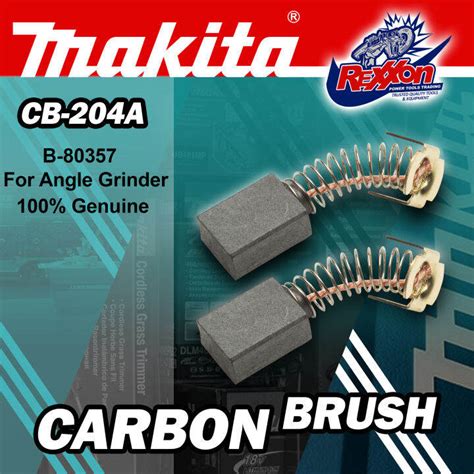 Makita 2pcs Carbon Brush Set B 80357 Cb 204a Rexxon Power Tools Trading Lazada Ph