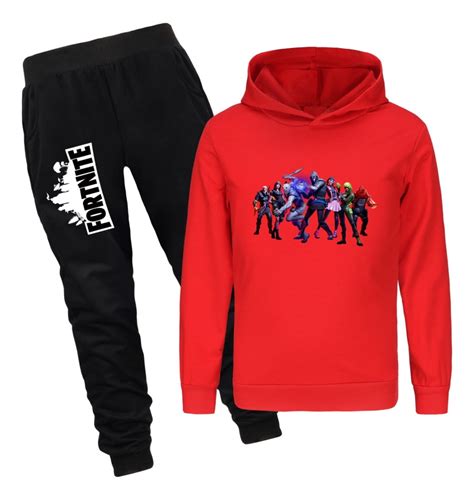 Fortnite All Star Character Hoodie And Jogger Set Cotton Sweatshirt