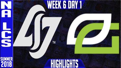 Clg Vs Opt Highlights Na Lcs Summer Week Day Counter Logic