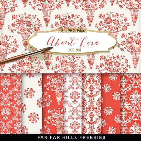 New Freebies Kit Of Backgrounds About Love Far Far Hill Free