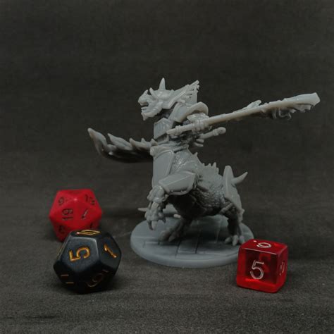 3d Printable The Draconian Guard Draconic Centaur Keeper Of Flames