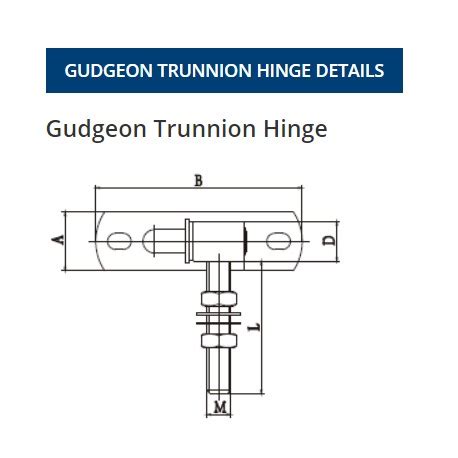 Gate Hinges Gudgeon Trunnion Set Of Adjustable Heavy Duty Top