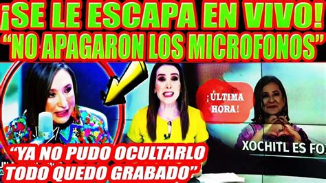 Se Le Escapa En Vivo No Apagaron Los Microfonos Trataron De Ocultarlo