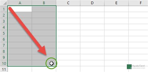 C Mo Seleccionar Celdas Y Rangos De Excel Ayuda Excel