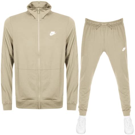 Nike Standard Fit Tracksuit Beige In Natural For Men Lyst UK