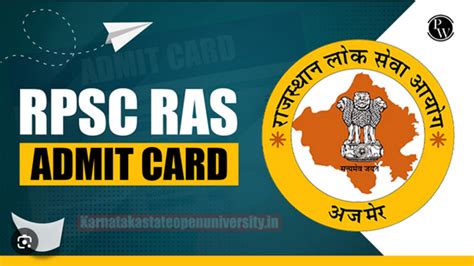 Rpsc Ras Admit Card 2024 Exam Date Exam Pattern Direct Link Rpsc