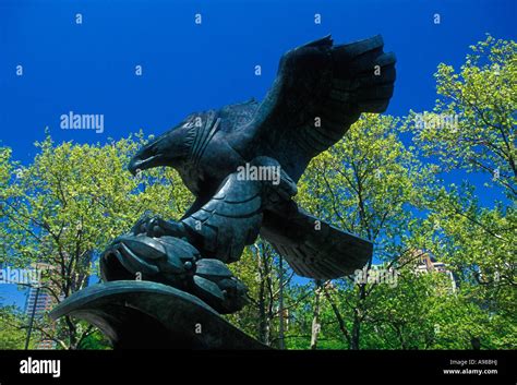 Eagle Statue Battery Park Manhattan New York City New York United