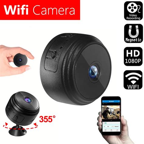 Mini Cam Ra A Hd De S Curit Sans Fil Moniteur Distance Cam Scopes Vid